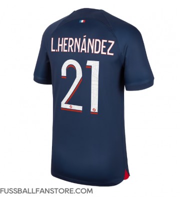 Paris Saint-Germain Lucas Hernandez #21 Replik Heimtrikot 2023-24 Kurzarm